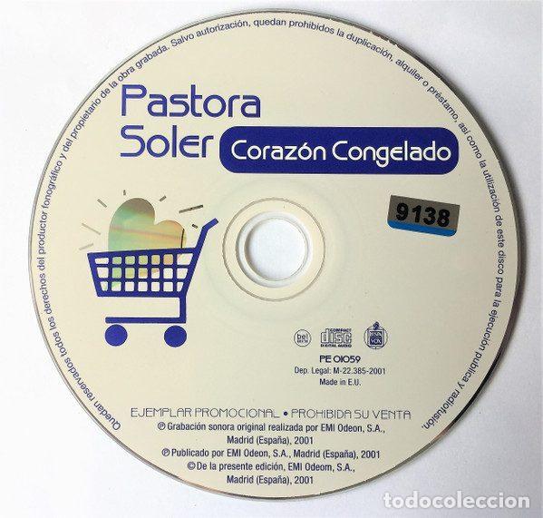 CDs de m&uacute;sica: Pastora Soler &ndash; Coraz&oacute;n Congelado (CD, Hispavox PE 01059 ) - Foto 3