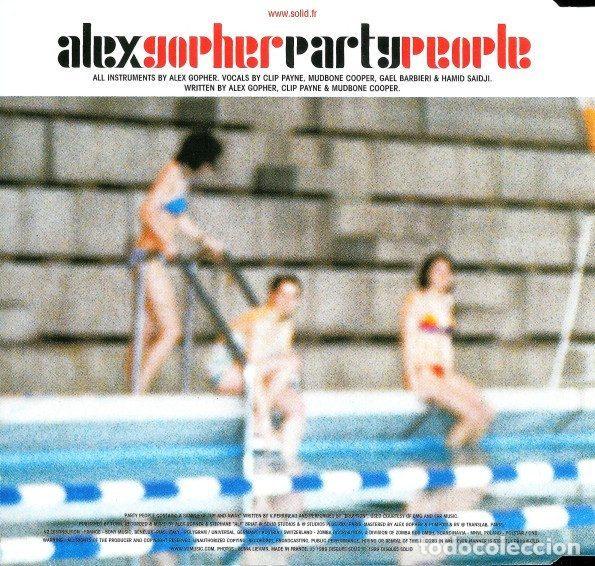 CDs de m&uacute;sica: Alex Gopher &ndash; Party People (CD, Disques Solid SLD 020 CDM) - Foto 3