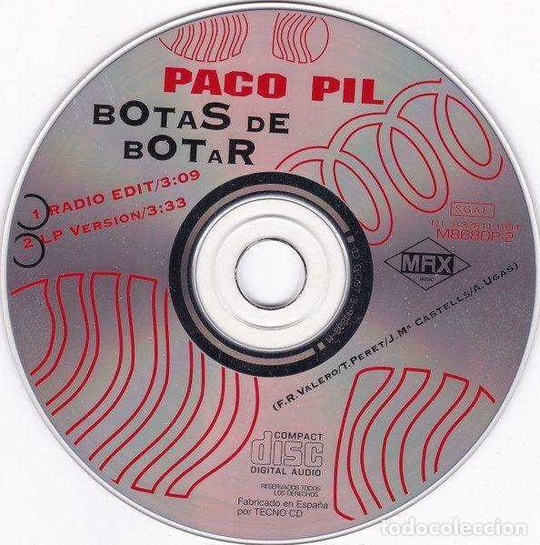 CDs de m&uacute;sica: Paco Pil &ndash; Botas De Botar (CD, Max Music M 868 DP-2) - Foto 2