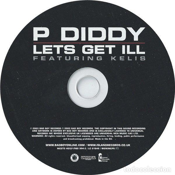 CDs de m&uacute;sica: P Diddy Featuring Kelis &ndash; Lets Get Ill (CD, Bad Boy Entertainment MCSTD 40331) - Foto 4