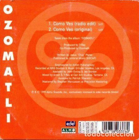 CDs de m&uacute;sica: Ozomatli &ndash; Como Ves (CD, Almo Sounds 0103376ALM) - Foto 3