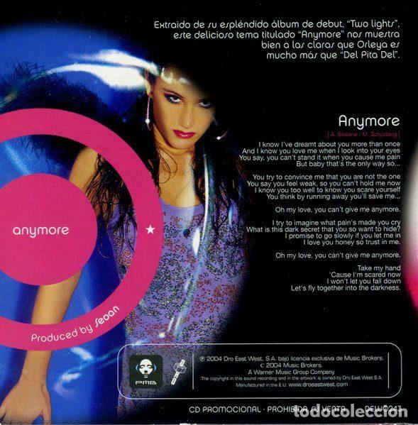 CDs de m&uacute;sica: Orleya &ndash; Anymore (CD, DRO DEWO243) - Foto 2