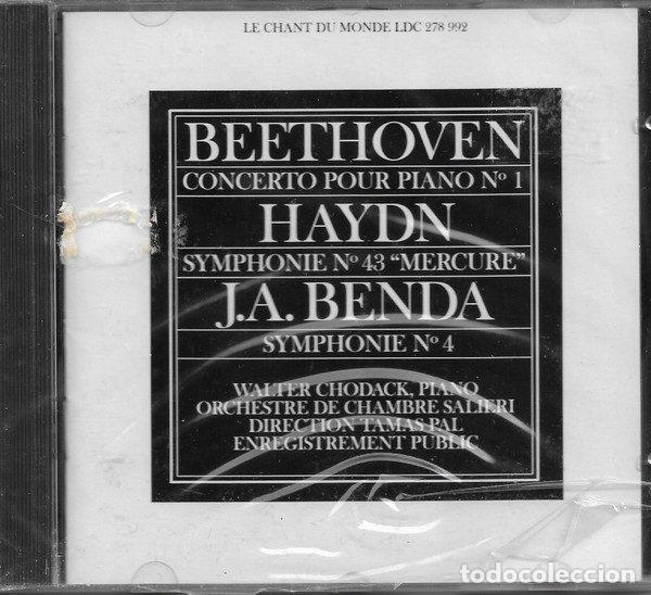 CD de M&uacute;sica: BEETHOVEN, HAYDN, J.A. BENDA, Walter Chodack, Tam&aacute;s P&aacute;l &ndash; Piano Concerto No.1/Symphony No.43...
