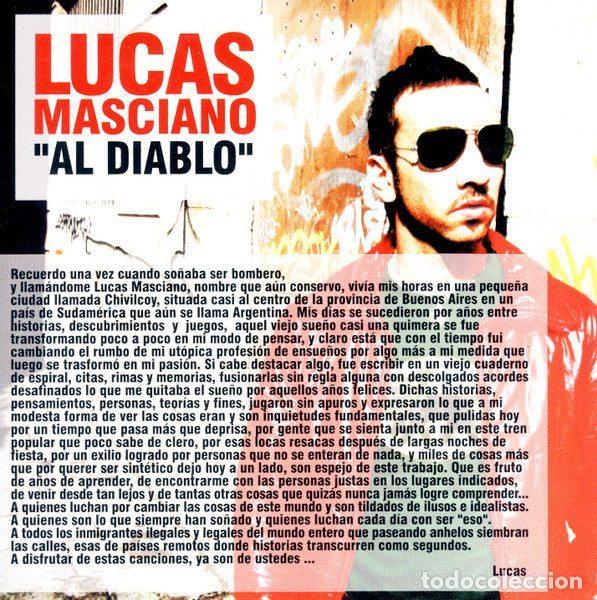 Musik-CDs: Lucas Masciano &ndash; Al Diablo (CD, Filmax Music FLM0029-P)