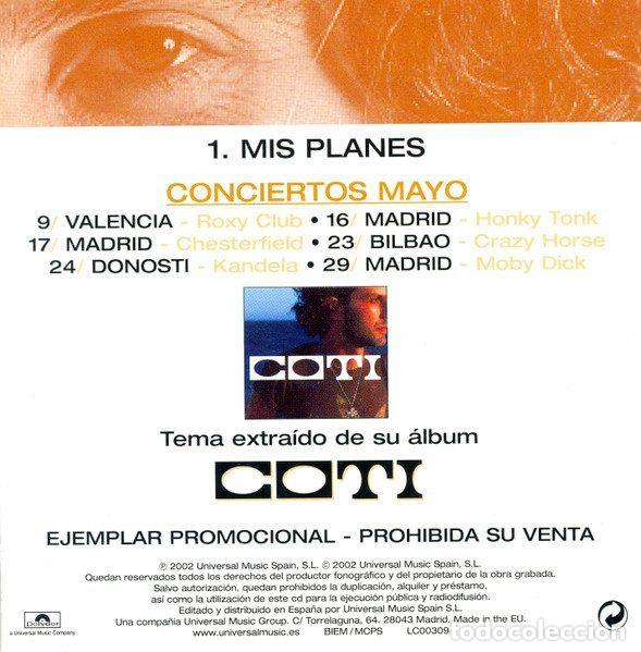 CDs de m&uacute;sica: Coti &ndash; Mis Planes (CD, Polydor COTI4) - Foto 2