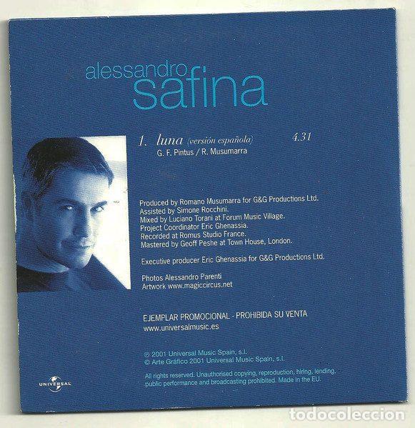 CDs de m&uacute;sica: Alessandro Safina &ndash; Luna ( Version Espa&ntilde;ola ) (CD, Universal none) - Foto 2