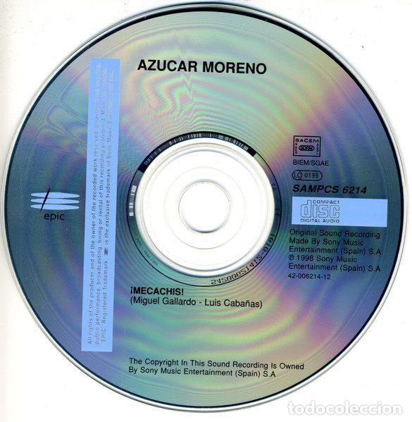 CDs de m&uacute;sica: Azucar Moreno &ndash; Mecachis (CD, Epic SAMPCS 6214) - Foto 3