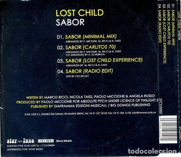 CDs de m&uacute;sica: Lost Child &ndash; Sabor (CD, Star-Luxe STCDS002) - Foto 2