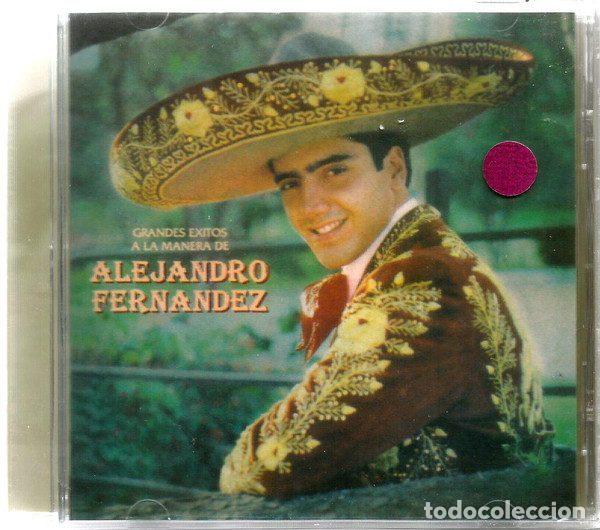 CD di Musica: Alejandro Fern&aacute;ndez &ndash; Grandes Exitos A La Manera De Alejandro Fernandez (CD, Sony Discos CDZ -...