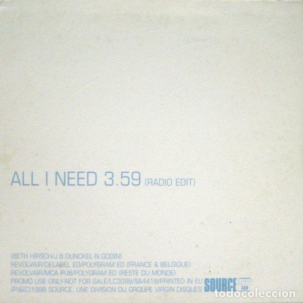 CDs de m&uacute;sica: AIR &ndash; All I Need (CD, Source SA 4418) - Foto 2