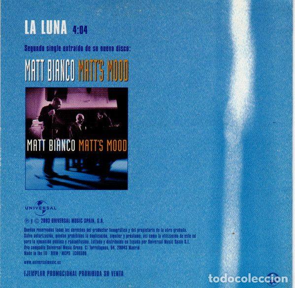 CDs de m&uacute;sica: Matt Bianco &ndash; La Luna (CD, Universal none) - Foto 2