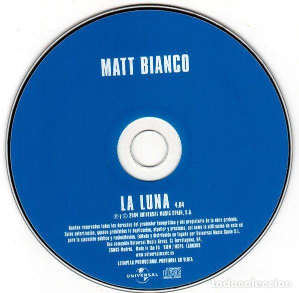 CDs de m&uacute;sica: Matt Bianco &ndash; La Luna (CD, Universal none) - Foto 3