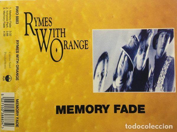 CDs de m&uacute;sica: Rymes With Orange &ndash; Memory Fade (CD, PLR RWO 8883)