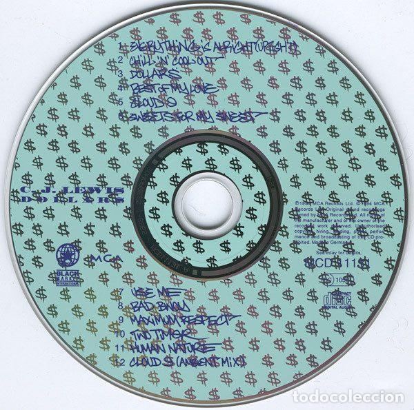 CDs de m&uacute;sica: C.J. Lewis &ndash; Dollars (CD, MCA Records MCD 11131) - Foto 3