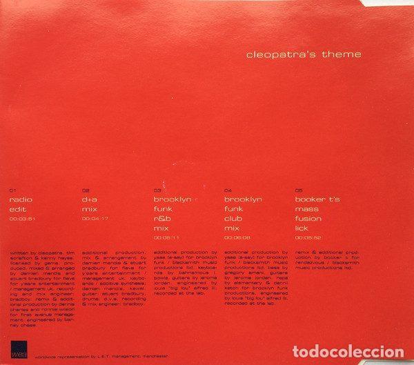 CDs de m&uacute;sica: Cleopatra &ndash; Cleopatras Theme (CD, WEA WEA 133CD) - Foto 2