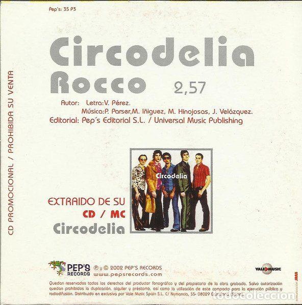 CDs de m&uacute;sica: Circodelia &ndash; Rocco (CD, Peps Records A-2698) - Foto 2