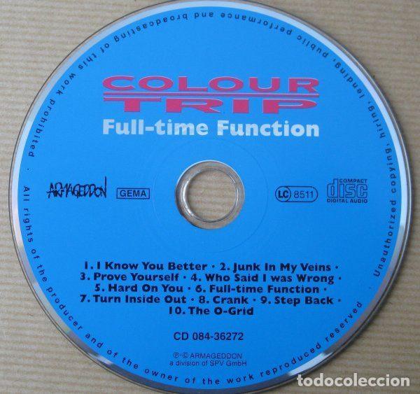CDs de m&uacute;sica: Colour Trip &ndash; Full-Time Function (CD, Armageddon CD 084-36272) - Foto 3