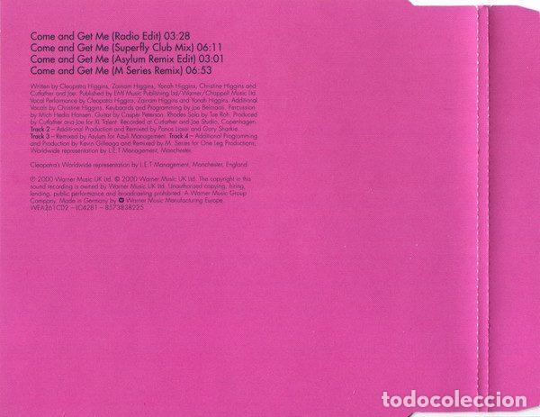 CDs de m&uacute;sica: Cleopatra &ndash; Come And Get Me (CD, WEA WEA261CD2) - Foto 2