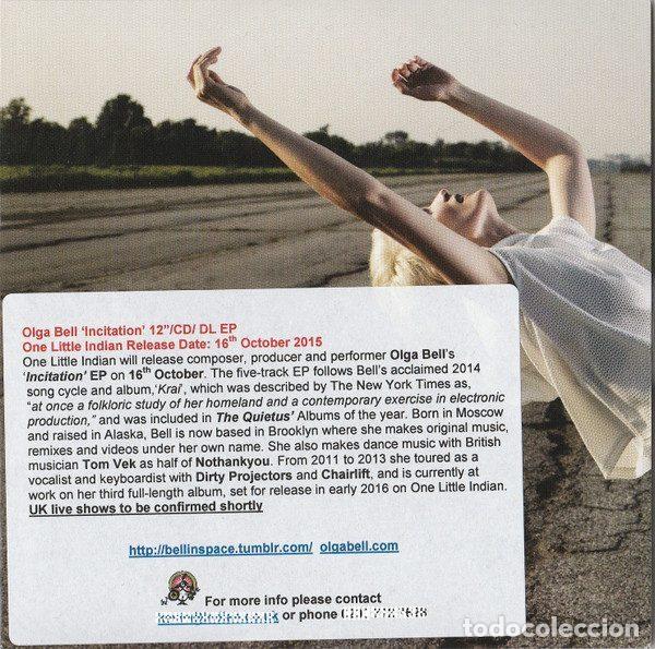 CD de M&uacute;sica: Olga Bell &ndash; Incitation (CD, One Little Indian TPLP1253CDPR)