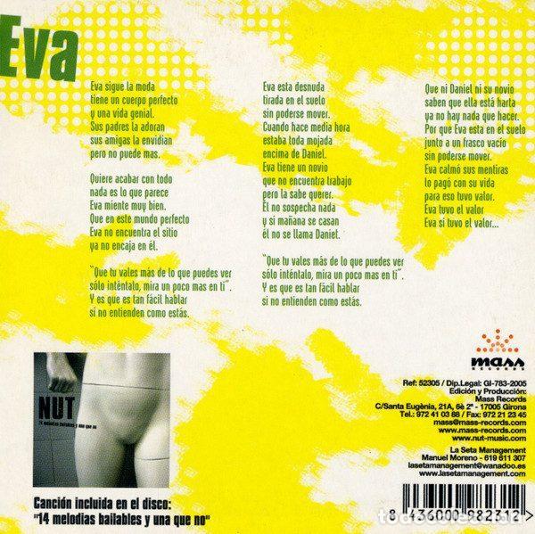 CDs de m&uacute;sica: Nut &ndash; Eva (CD, Mass Records 52305) - Foto 2
