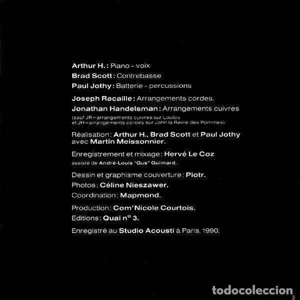 CDs de m&uacute;sica: Arthur H &ndash; Arthur H (CD, Polydor 843 545-2) - Foto 6