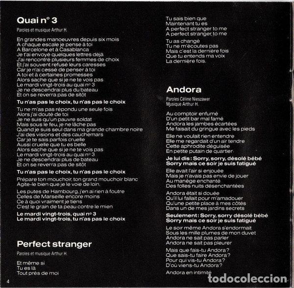CDs de m&uacute;sica: Arthur H &ndash; Arthur H (CD, Polydor 843 545-2) - Foto 7
