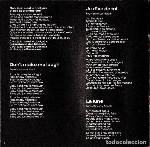CDs de m&uacute;sica: Arthur H &ndash; Arthur H (CD, Polydor 843 545-2) - Foto 9