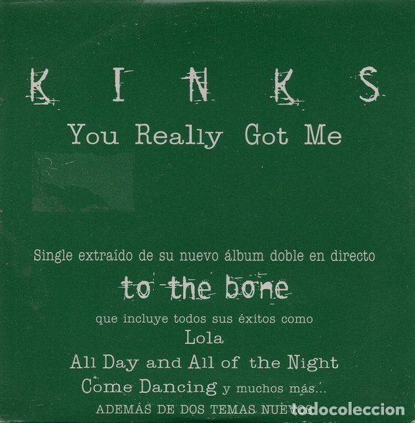 CDs de Musique: Kinks &ndash; You Really Got Me (Live) (CD, Hispavox PH 97000)