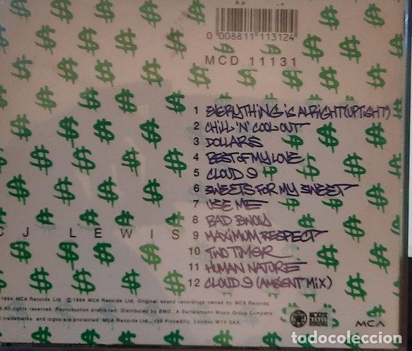 CDs de m&uacute;sica: CJ Lewis &ndash; Dollars (CD, MCA Records MCD 11131) - Foto 2