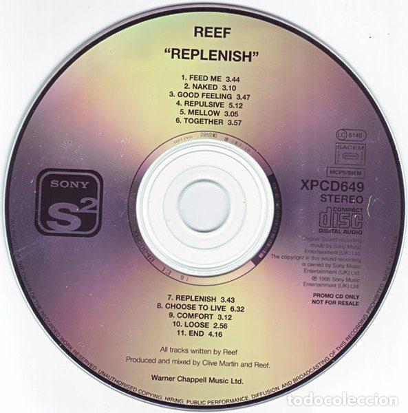 CDs de m&uacute;sica: Reef &ndash; Replenish (CD, Sony Soho Square XPCD 649) - Foto 3