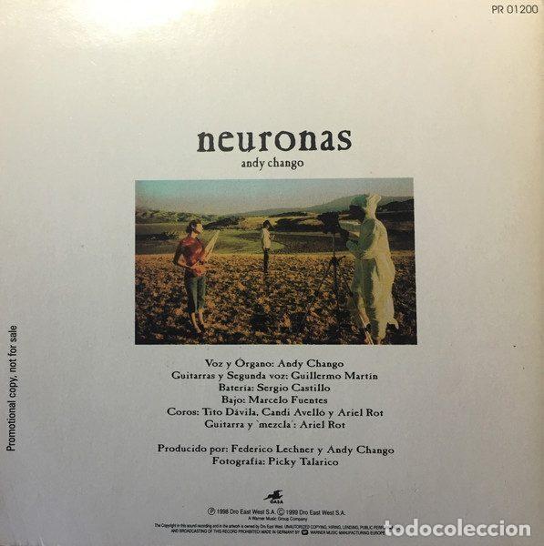 CDs de m&uacute;sica: Andy Chango &ndash; Neuronas (CD, Gasa PR01200) - Foto 2
