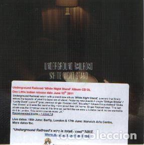 CDs de m&uacute;sica: Underground Railroad &ndash; White Night Stand (CD, One Little Indian TPLP1074CDP)