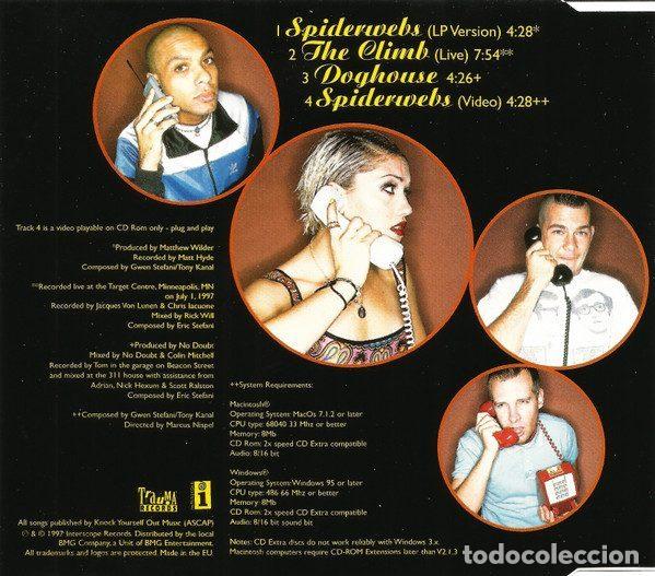 CDs de m&uacute;sica: No Doubt &ndash; Spiderwebs (CD, Trauma Records IND-95551) - Foto 4