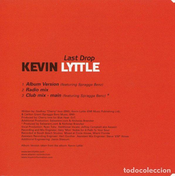 CDs de m&uacute;sica: Kevin Lyttle &ndash; Last Drop (CD, Atlantic PR04776) - Foto 4