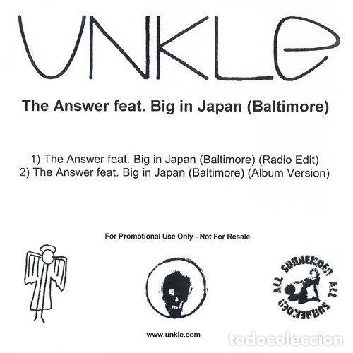CDs de m&uacute;sica: UNKLE &ndash; The Answer (CDr, Surrender All none) - Foto 2