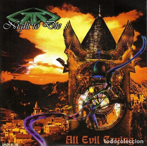 CDs de m&uacute;sica: Night To Die &ndash; All Evil Crying (CD, Repulse Records RPS 041 MCD)