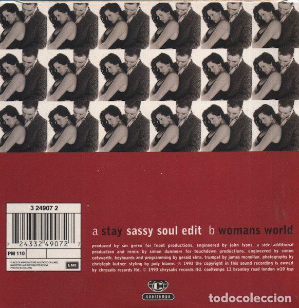 CDs de m&uacute;sica: Kenny Thomas &ndash; Stay (CD, Cooltempo CDCOOL271) - Foto 2