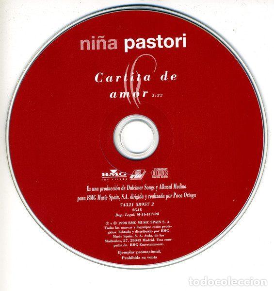 CD de M&uacute;sica: Ni&ntilde;a Pastori &ndash; Cartita De Amor (CD, Ariola 74321 58957 2)