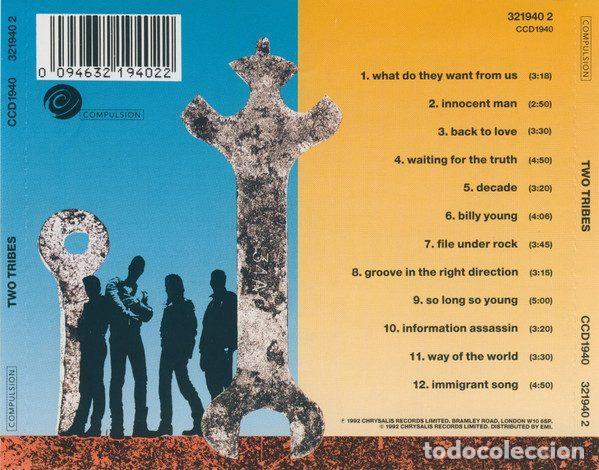 CDs de m&uacute;sica: Two Tribes &ndash; 2 Tribes (CD, Compulsion CCD1940) - Foto 3