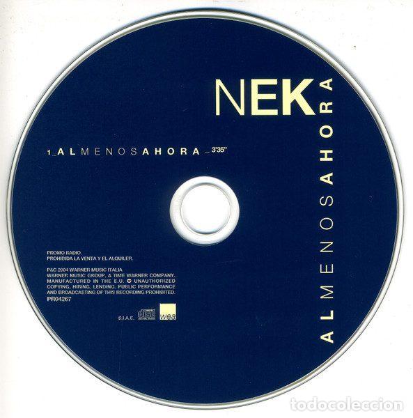 CDs de m&uacute;sica: Nek &ndash; Al Menos Ahora (CD, WEA PR04267) - Foto 3