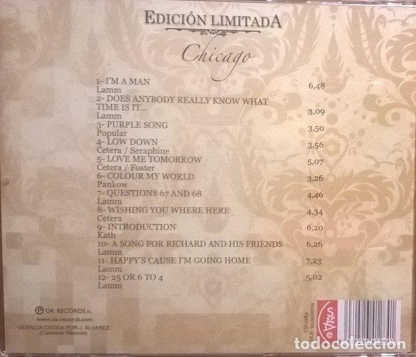 CDs de m&uacute;sica: Chicago &ndash; Chicago (CD, OK Records CD-1284) - Foto 2