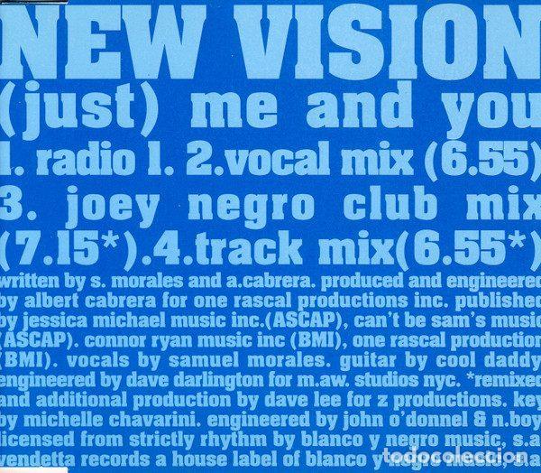 Musik-CDs: New Vision &ndash; (Just) Me And You (CD, Vendetta Records VENCD 255)