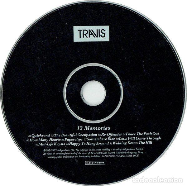 CDs de m&uacute;sica: Travis &ndash; 12 Memories (CD, Independiente ISOM 40CD) - Foto 3