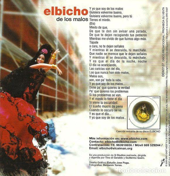 CDs de m&uacute;sica: elbicho &ndash; De Los Malos (CD, DRO DEW0127) - Foto 2
