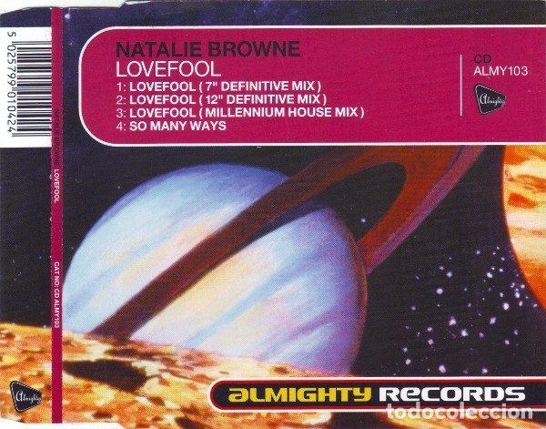 CDs de m&uacute;sica: Natalie Browne &ndash; Lovefool (CD, Almighty Records CD ALMY103)