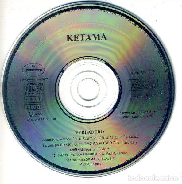 CDs de m&uacute;sica: Ketama &ndash; Verdadero (CD, Mercury 852 002-2) - Foto 3