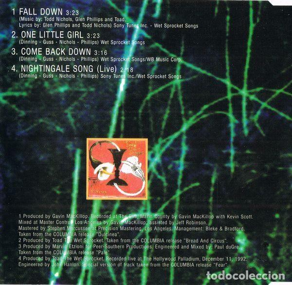 CDs de m&uacute;sica: Toad The Wet Sprocket &ndash; Fall Down (CD, Columbia COL 660368 2) - Foto 3