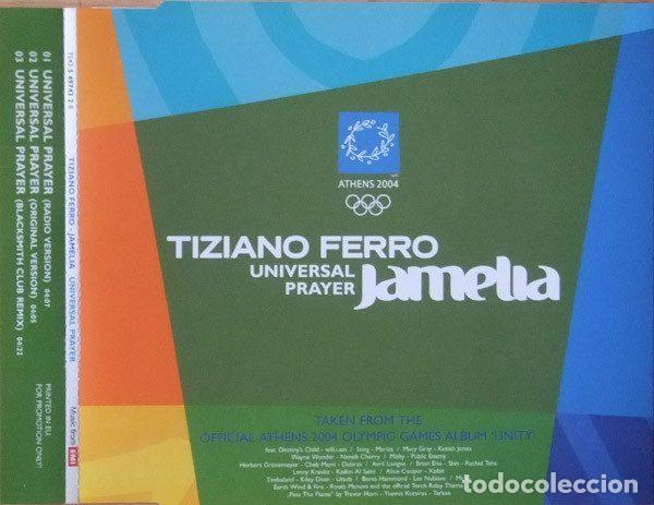 CD di Musica: Tiziano Ferro - Jamelia &ndash; Universal Prayer (CD, Capitol Music 7243 5 49743 2 8)