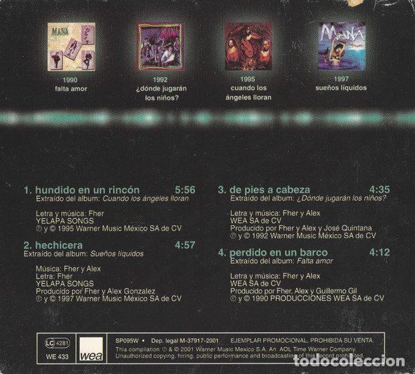 CDs de m&uacute;sica: Man&aacute; &ndash; 100% Man&aacute; (CD, WEA SP 095W) - Foto 5