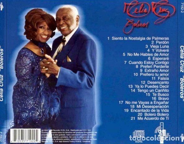 CDs de m&uacute;sica: Celia Cruz &ndash; Boleros (CD, Sum Records 7192-2) - Foto 2